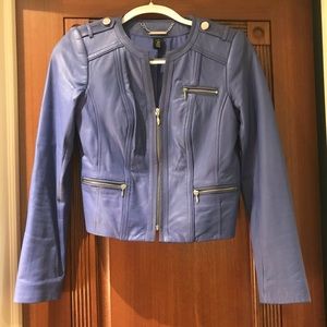 White House Black Market Genuine Leather Jacket